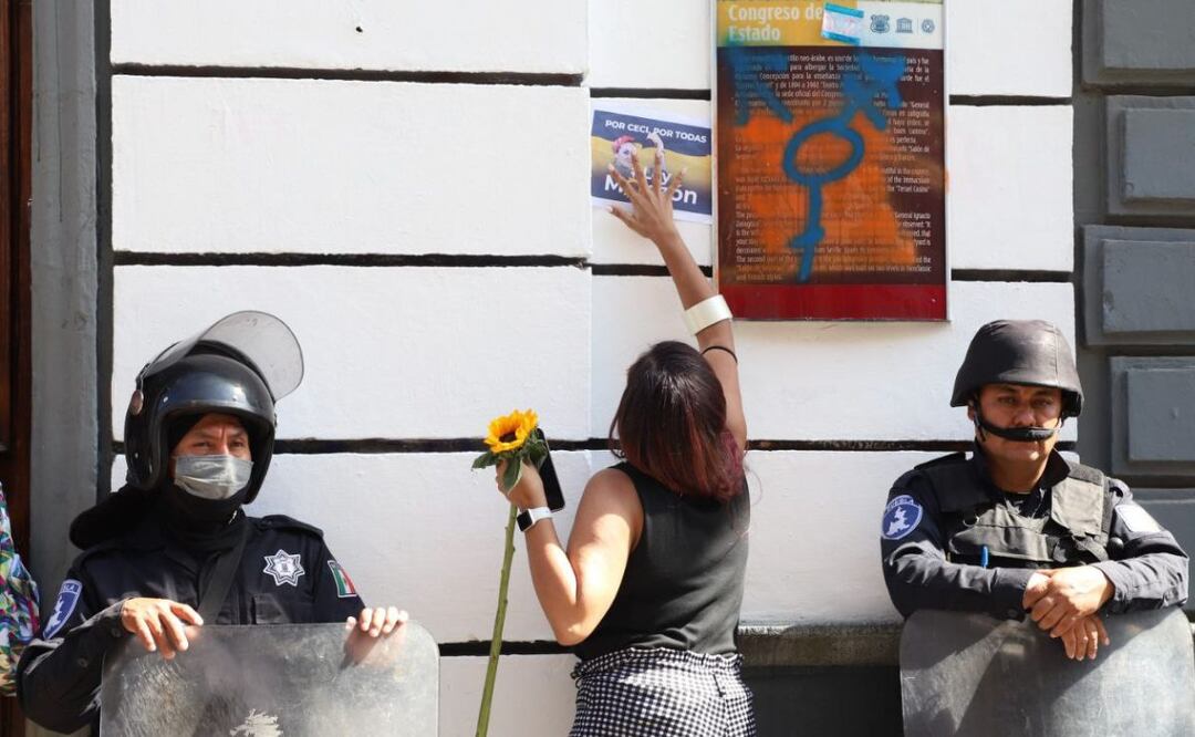 El Congreso de Puebla ha vivido momentos críticos que perpetúan la violencia contra las mujeres | FOTO: Agencia Es Imagen para El Universal Puebla