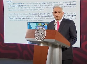 Exhiben en mañanera de AMLO a juez que dejó libre a diácono acusado de violación en Puebla