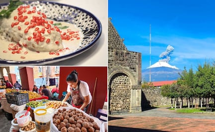 Dos lugares en Puebla para comer los auténticos chiles en nogada en las faldas del Popocatépetl