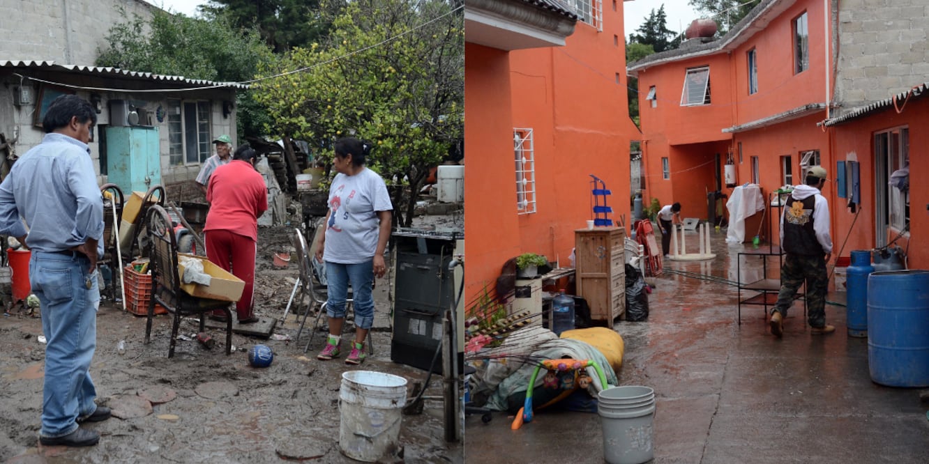 Población afectada por desbordamiento del río Atoyac / Foto EsImagen