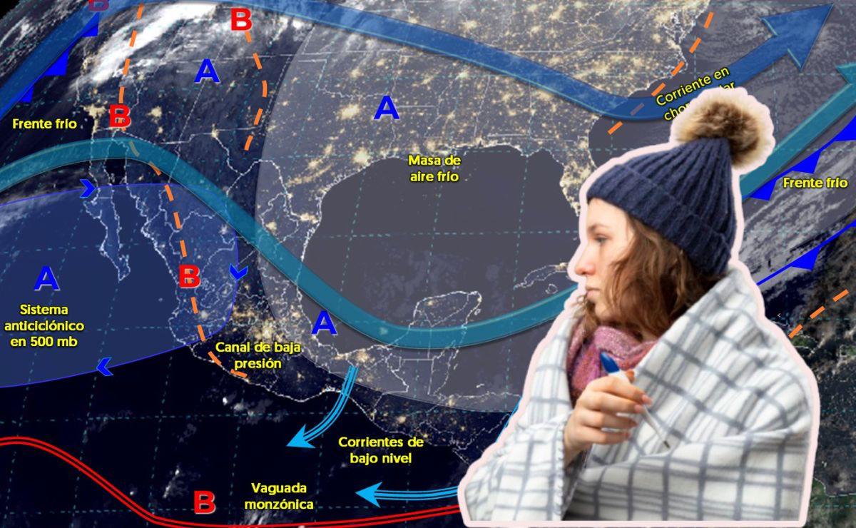 Gran Masa de Aire Frío traerá heladas a estos estados