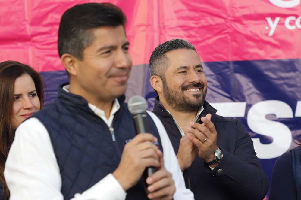 Este jueves fue el último día de Eduardo Rivera como presidente municipal de Puebla | Foto: Agencia Es Imagen para El Universal Puebla