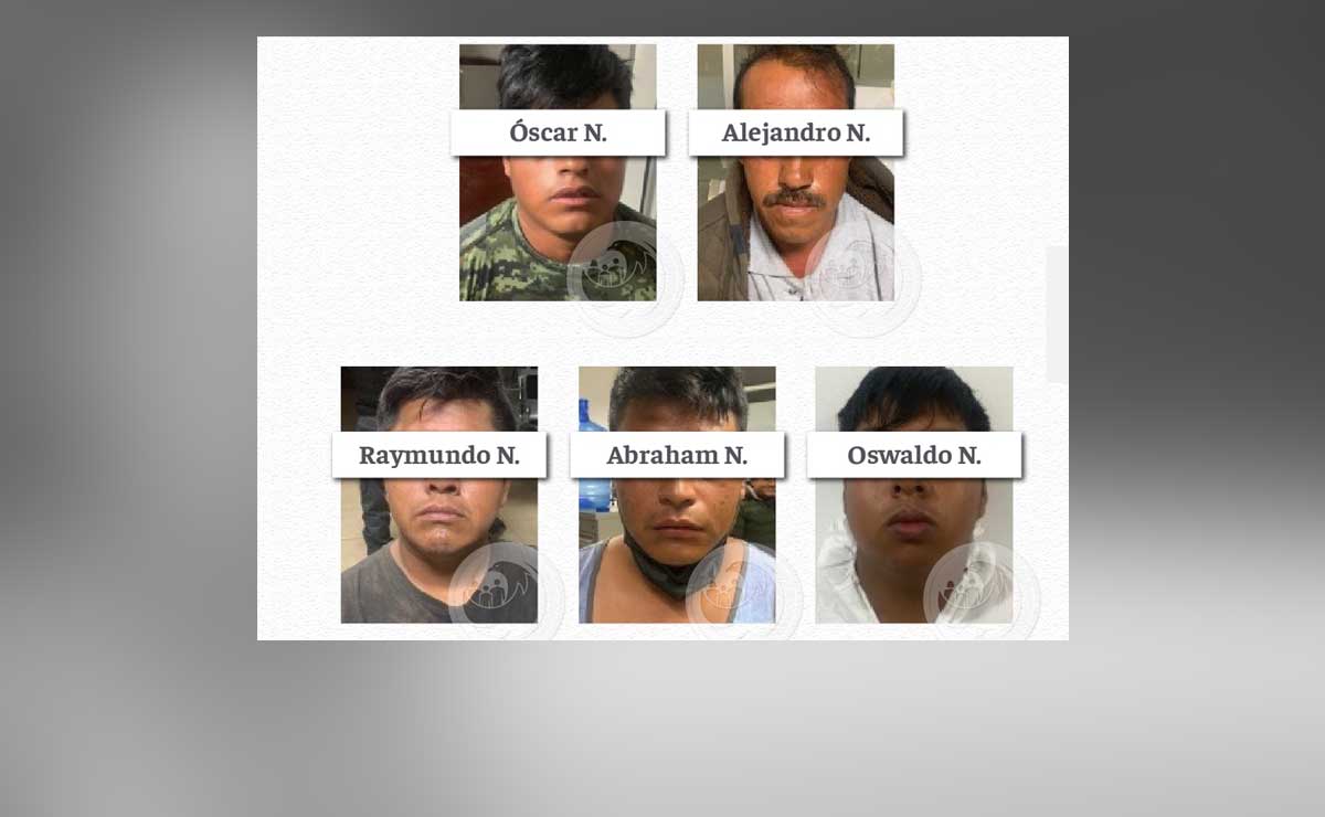 Estos 5 hombres son responsables del linchamiento de Daniel Picazo