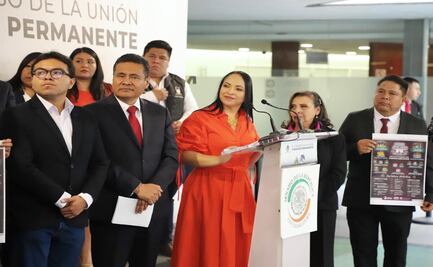 Liz Sánchez presenta en el Senado las Ferias de la Manzana de Zacatlán y Coronango 
