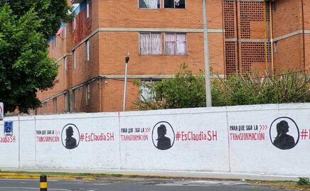 Continúa promoción de Claudia Sheinbaum en Puebla, ahora en bardas