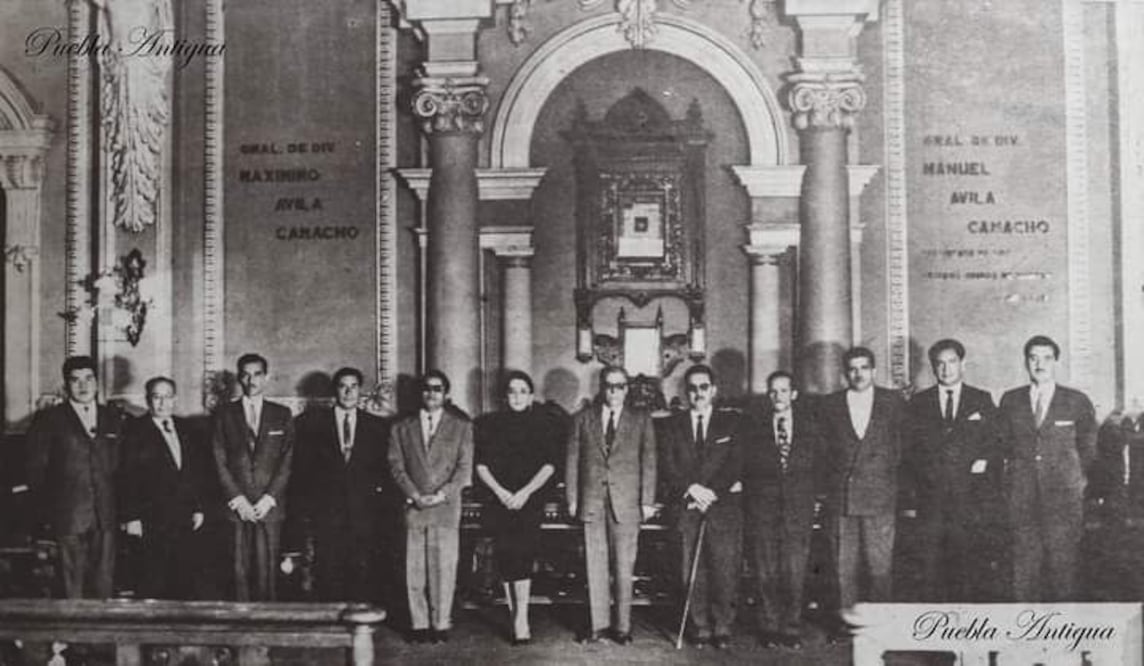 Esta es la foto de la Comuna que encabezó Francisco Rodríguez Pacheco antes de fallecer | Facebook Gustavo Velarde/Puebla Antigua