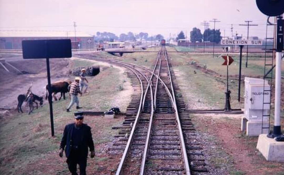 Así era la vida en torno al tren de San Felipe Hueyotlipan | Foto: Facebook Emmanuel de la Vega