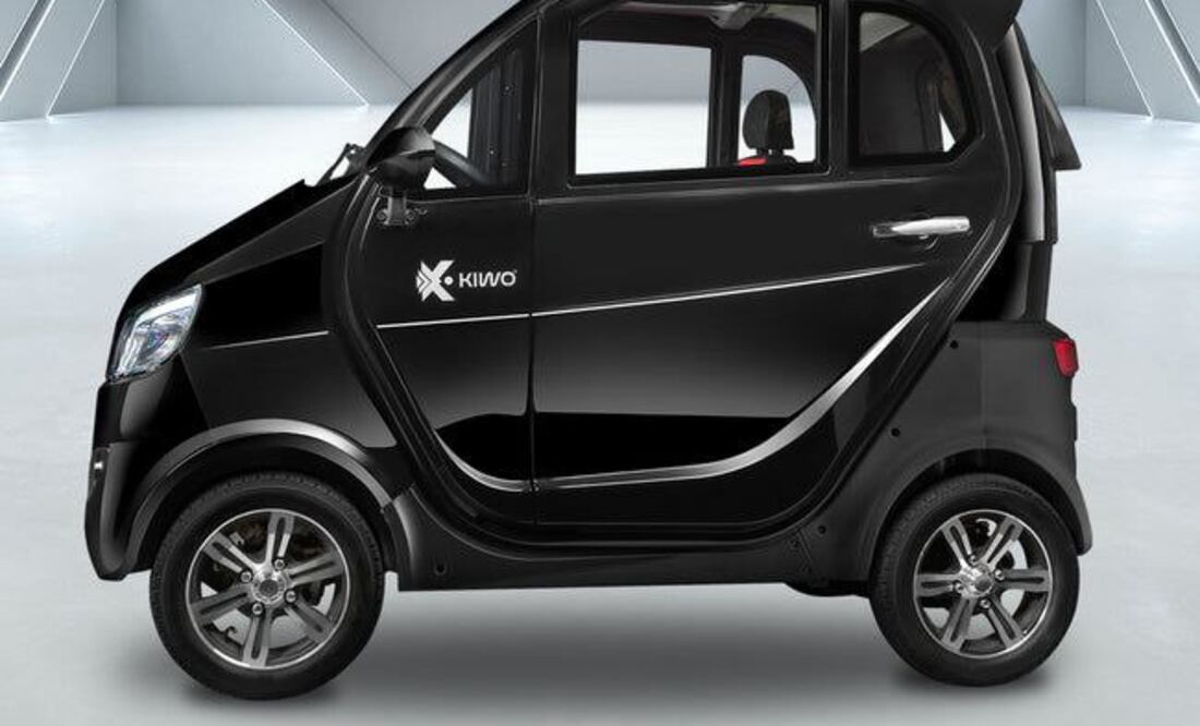 Este es el vehículo eléctrico Kiwo que se vende en Waldo's | Foto Waldo's