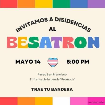 Habrá besatrón en Paseo de San Francisco como protesta por acto de homofobia  