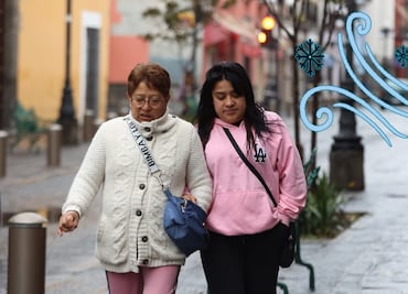 ¿Cuántos frentes fríos se esperan en Puebla?