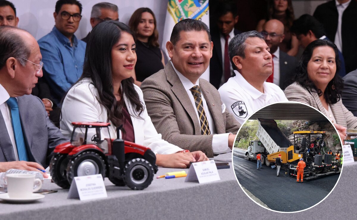 Se pavimentarán 20 vialidades de la ciudad de Puebla en un récord de 150 días: Armenta