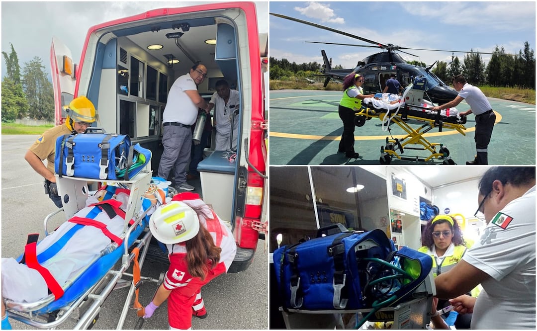 La atención oportuna fue posible mediante la coordinación de los servicios de emergencia | Foto: Gobierno del Estado