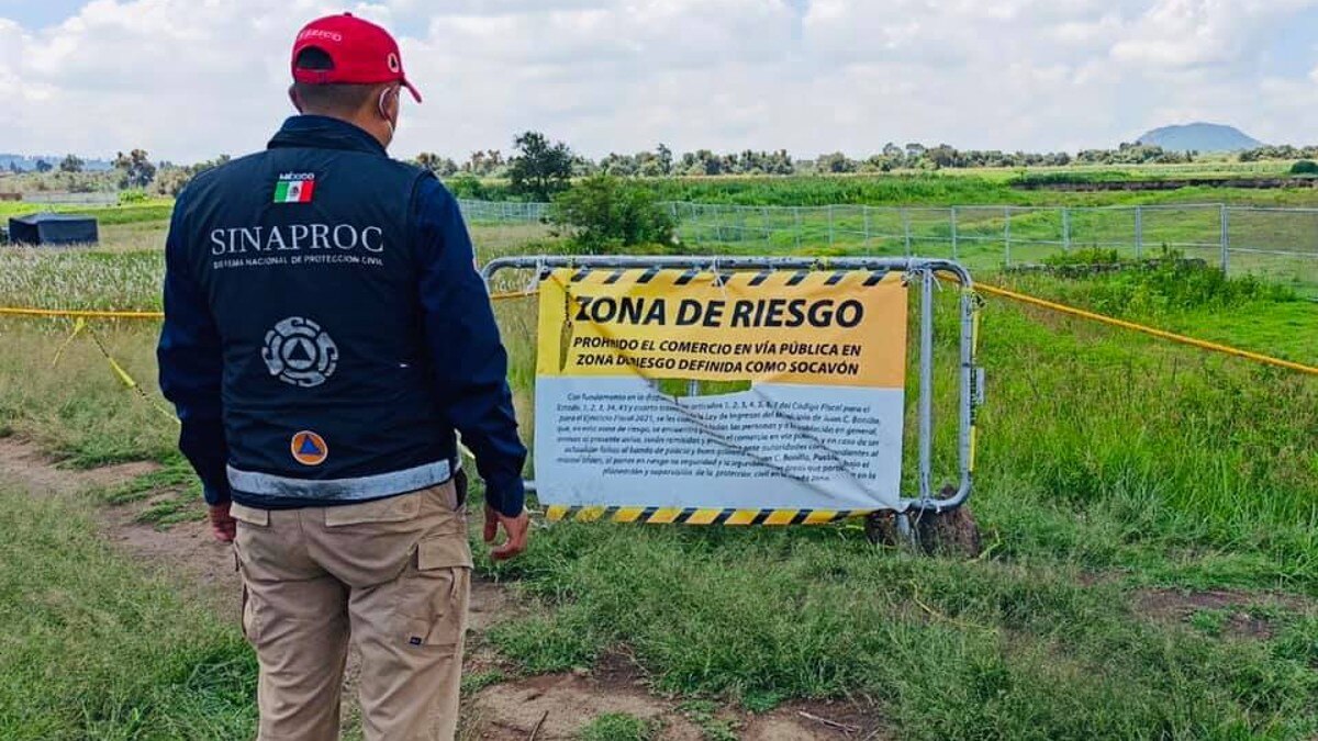 Socavón de Puebla. ¿Cuánto mide hoy y cuáles son las noticias más recientes?