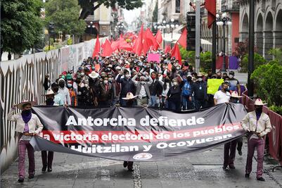Temen antorchistas tranzas electorales en Ocoyucan y Huitzilan