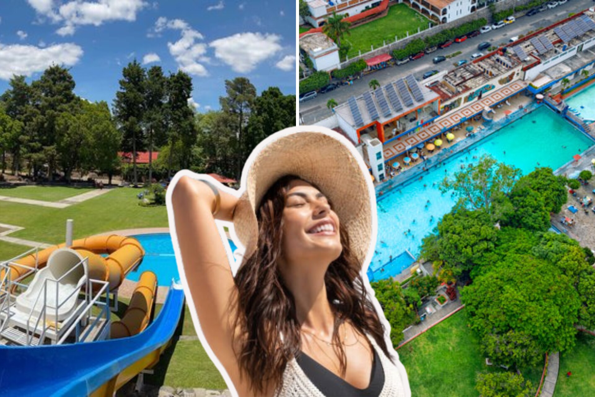 Hay opciones de balnearios económicos para cuidar tu bolsillo | Foto: Gobierno de México / Balneario Agua Hedionda / Freepik