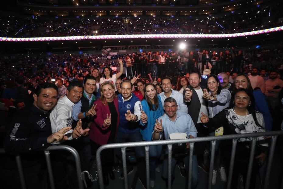 Lalo Rivera asistió al cierre de precampaña de Xóchitl Gálvez | Fotos Especiales