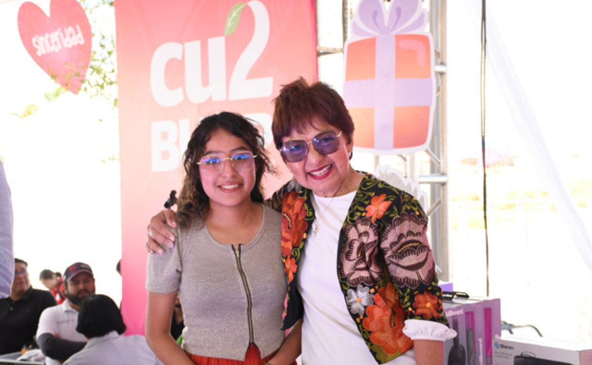 La Rectora Lilia Cedillo Ramírez convivió con la comunidad estudiantil I Foto: BUAP