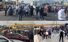 Bloqueo de seis horas en la autopista México-Puebla termina a golpes