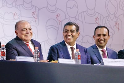 Sergio Salomón pide a presidentes municipales dar prioridad a seguridad pública