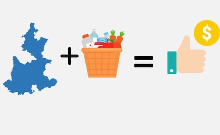 Puebla tiene la canasta básica más barata en el país