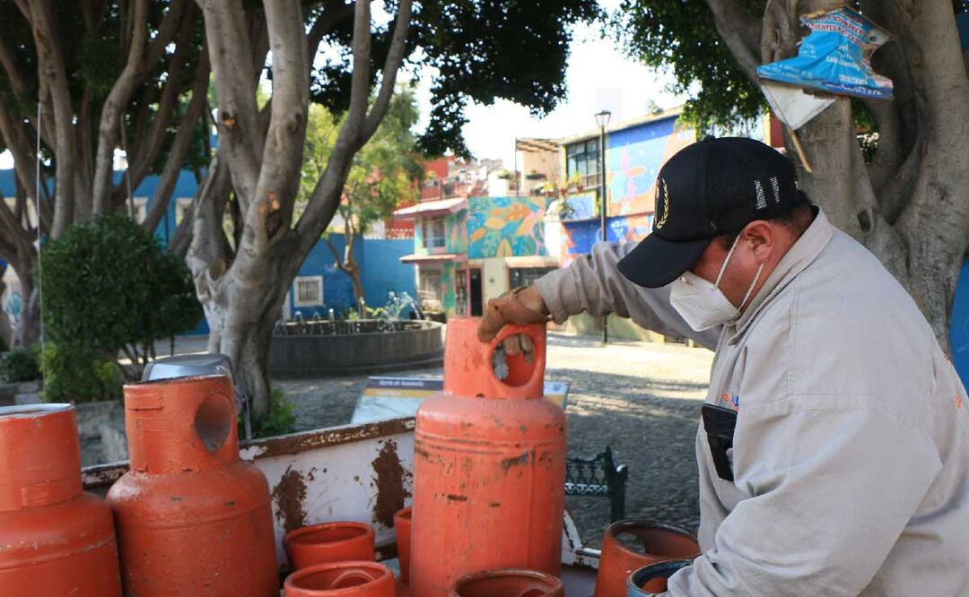 El cilindro de 20 kilos costará esta semana 403.8 pesos en la ciudad de Puebla | Foto: Agencia Es Imagen para El Universal Puebla