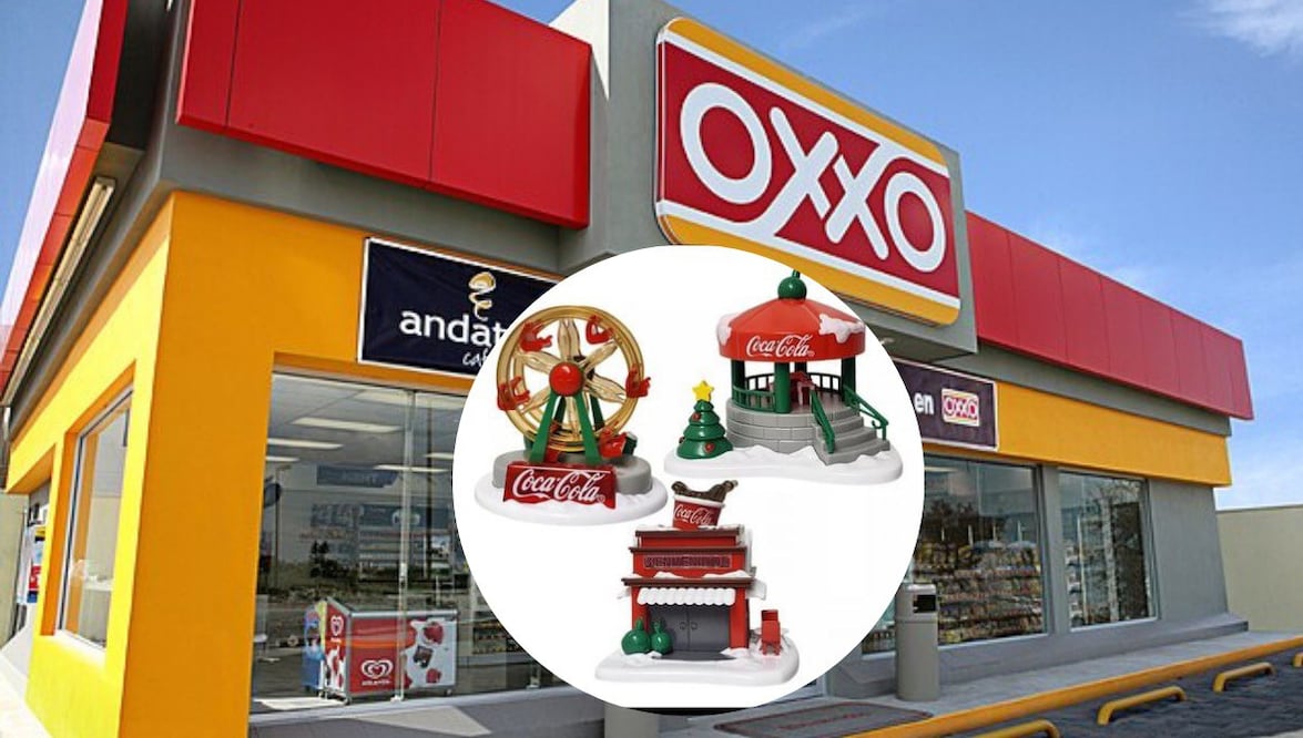 Las Villas Navideñas de Coca Cola se pueden conseguir en el Oxxo | Foto: Especial
