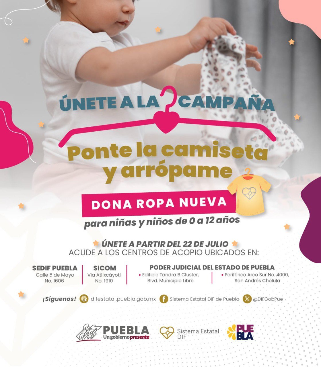 Inicia campaña de donación de ropa nueva en el SEDIF | Foto SEDIF