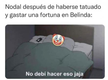 Memes de Nodal y Belinda. El truene desata las redes