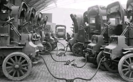 Los autos eléctricos ya existían desde 1884, mira cómo eran