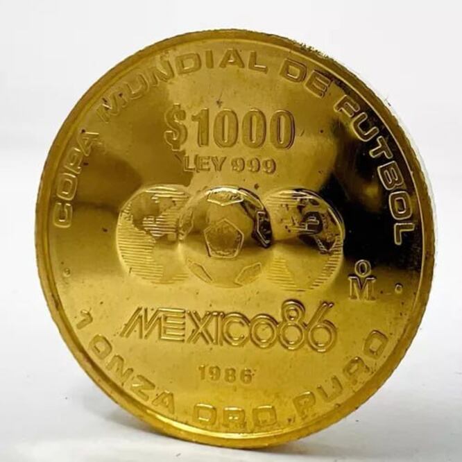 La moneda de oro se vende en Mercado Libre por miles de pesos | Foto: Mercado Libre