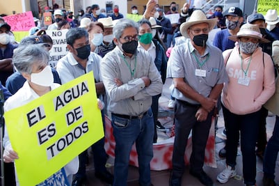 Pobladores de San Andrés Cholula se oponen a perforación de un pozo