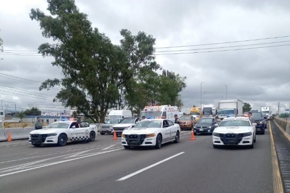 La autopista México-Puebla registró caos vial | Foto: Redes Sociales