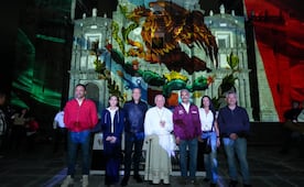 Así fue la función de estreno del videomapping de las Fiestas Patrias en la Catedral
