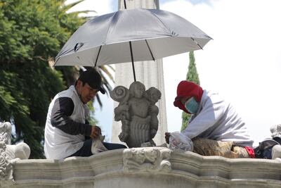 REHABILITAN LA FUENTE DE SAN MIGUEL