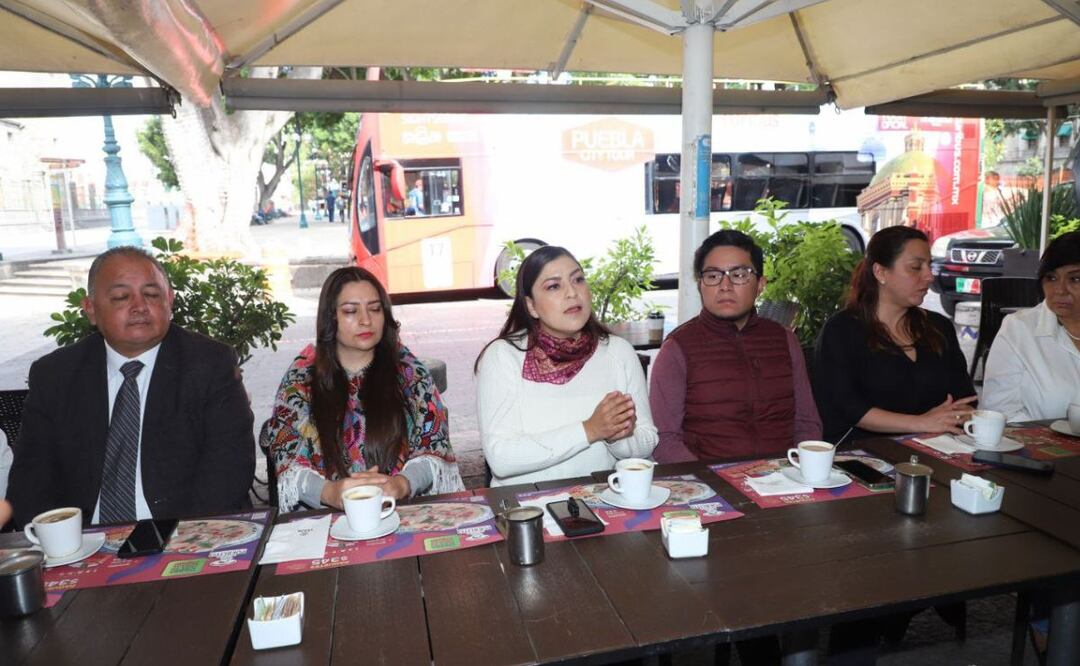 Claudia Rivera Vivanco ofreció conferencia de prensa en Puebla | Foto: Agencia Es Imagen para El Universal Puebla