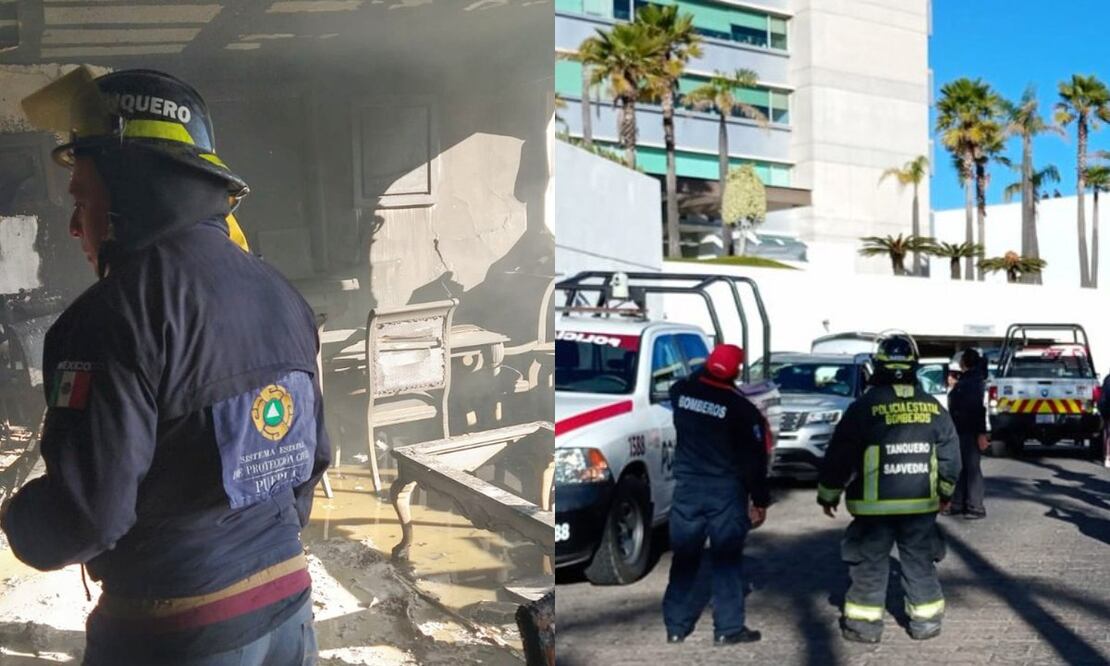 Se registró una intensa movilización por un incendio en un departamento del residencial Torres Palmas 1/ Foto: Redes Sociales