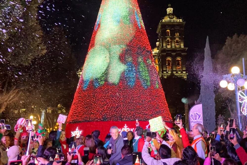 Pepe Chedraui presentó la cartelera de actividades para esta Navidad en Puebla | Foto: EsImagen