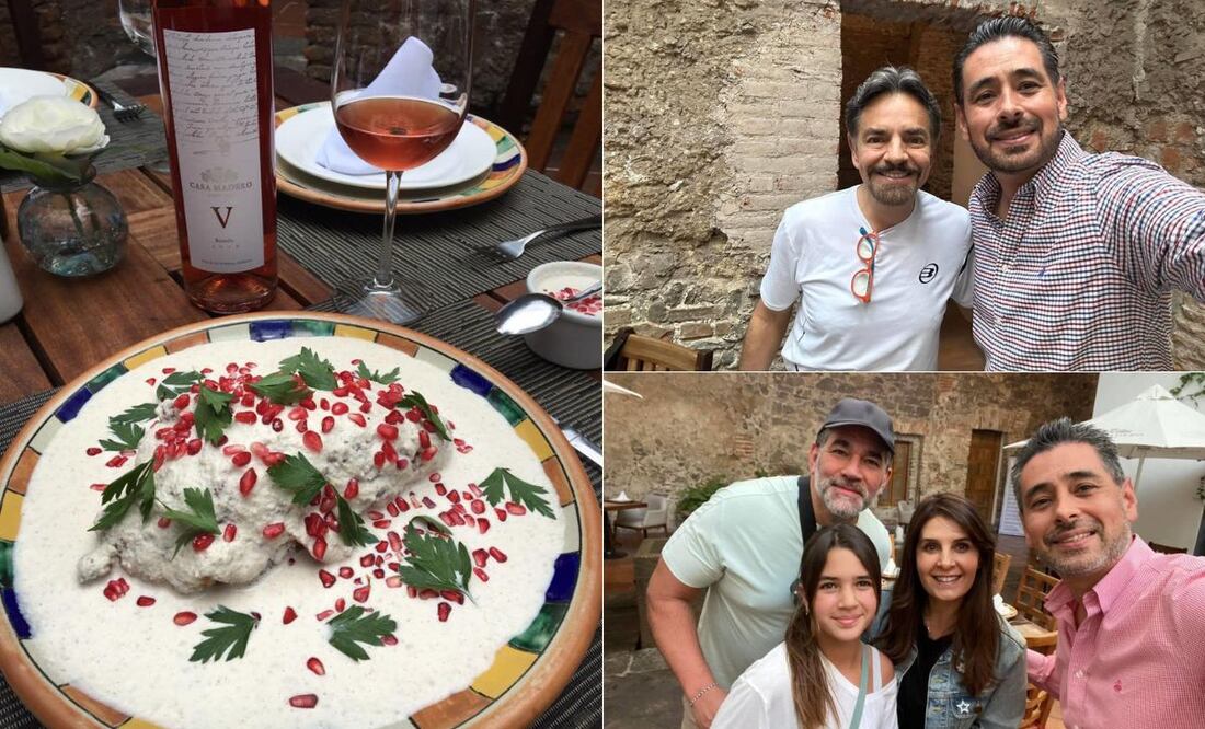 Los Chiles en Nogada son disfrutados hasta por famosos en Casa Reyna | Foto: Casa Reyna