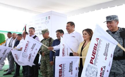 Operativo coordinado para proteger a familias y transportistas en carreteras de Puebla