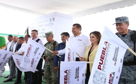 Operativo coordinado para proteger a familias y transportistas en carreteras de Puebla