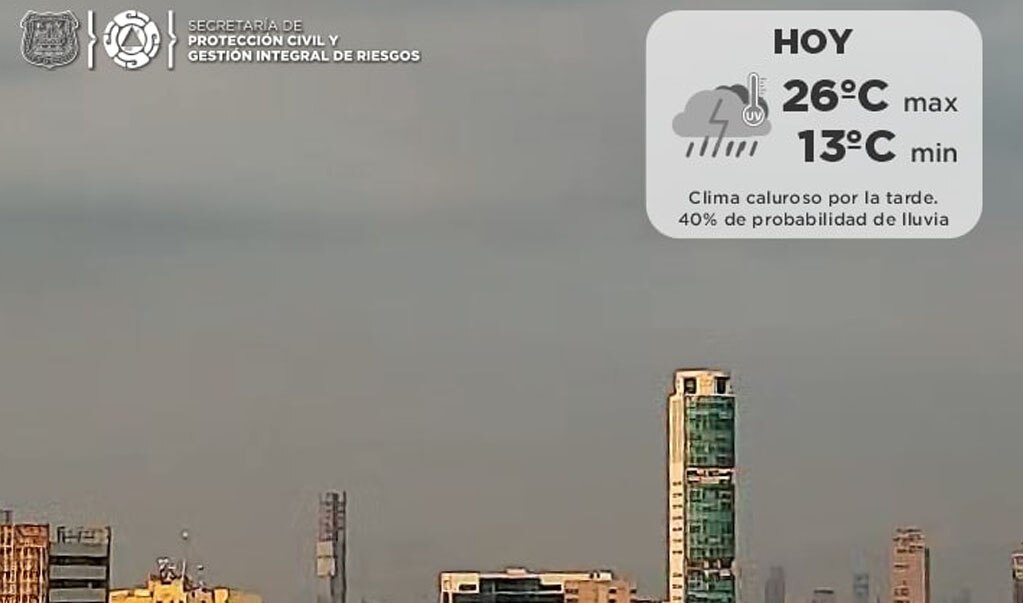 Pronóstico  de clima para Puebla, 1 de mayo 2021