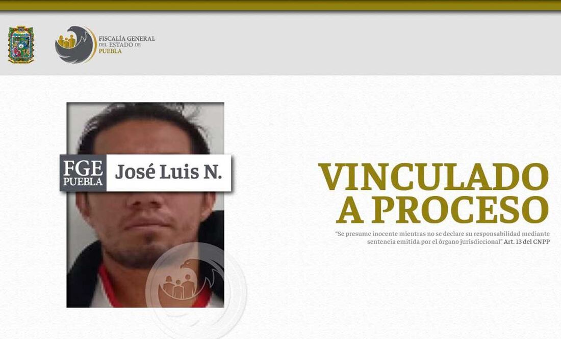 El sujeto fue acusado de violación equiparada | Foto: FGE Puebla