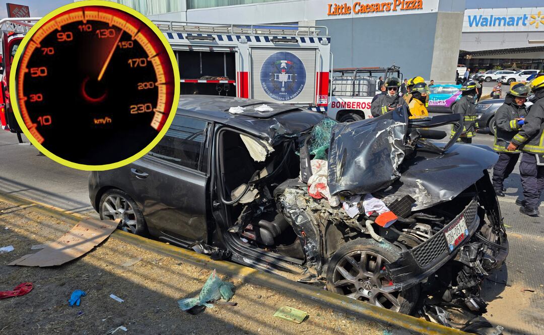 Conductor del Golf responsable de carambola en Vía Atlixcáyotl tenía 95 fotomultas I Foto: EsImagen/Especial
