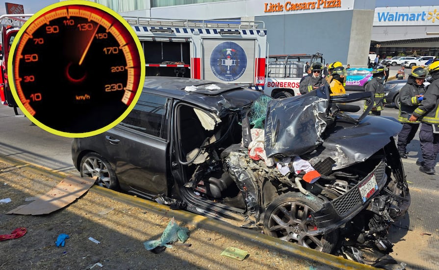 Conductor del Golf responsable de carambola en Vía Atlixcáyotl tenía 95 fotomultas