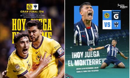 Estas son las alineaciones para el partido América vs Monterrey