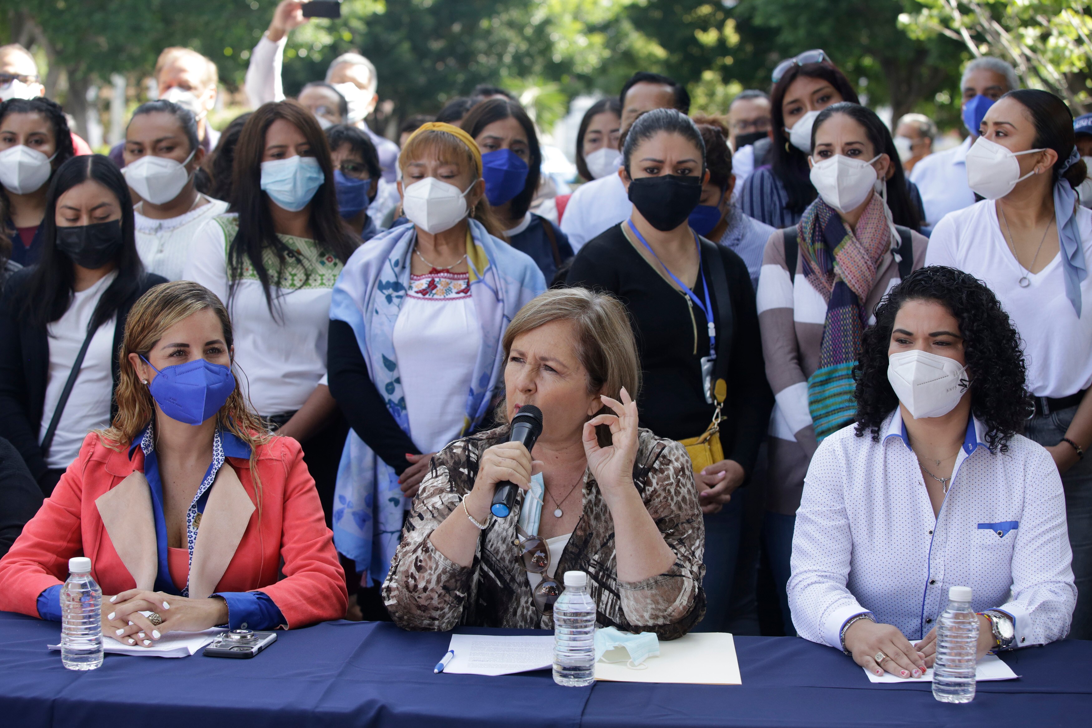 Mujeres panistas se oponen a reelección de Genoveva Huerta