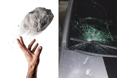 Otra vez lanzan piedras para asaltar a conductores en la México-Puebla
