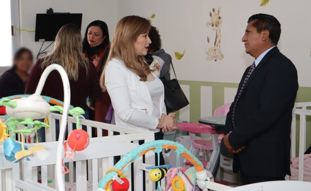 Ceci Arellano realizó una visita a la Casa de la Niñez del SEDIF Puebla | Foto: Especial