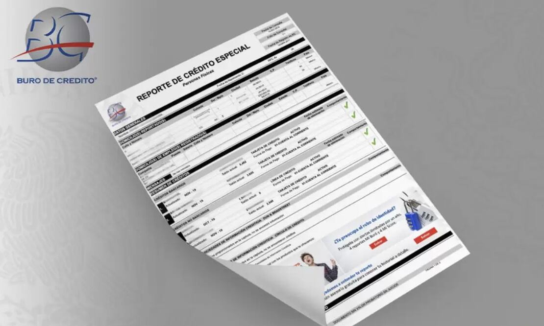 Buró de Crédito es una empresa privada que valora el historial crediticio. Foto: Especial