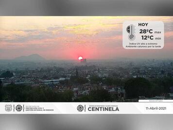 Pronóstico de clima para Puebla, 11 de abril 2021